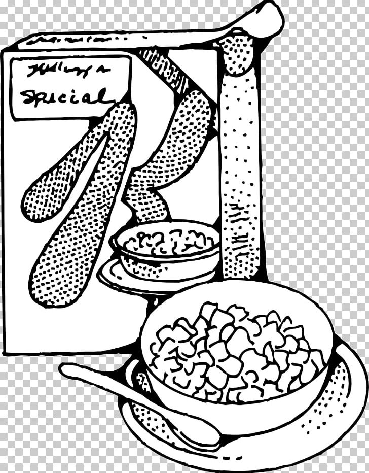 Breakfast Cereal Milk PNG, Clipart, Area, Art, Artwork, Black And White, Bowl Free PNG Download