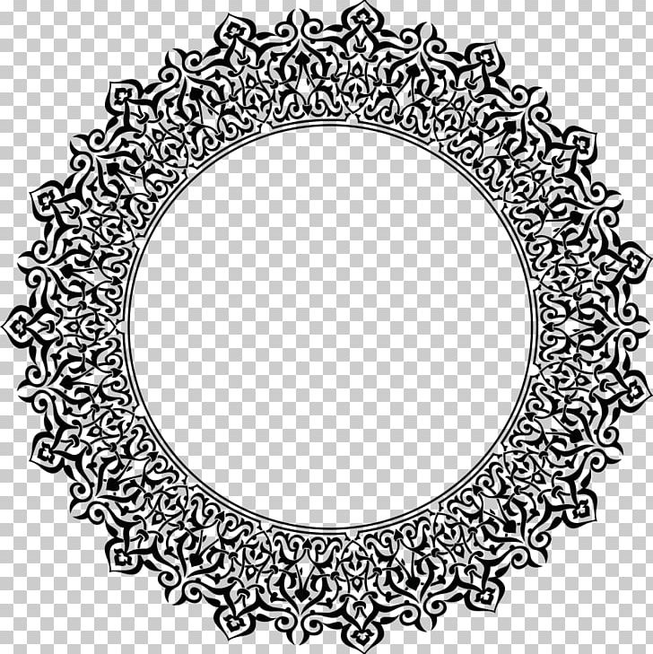 Ornament Circle Frames PNG, Clipart, Area, Art, Black And White, Calligraphy, Circle Free PNG Download