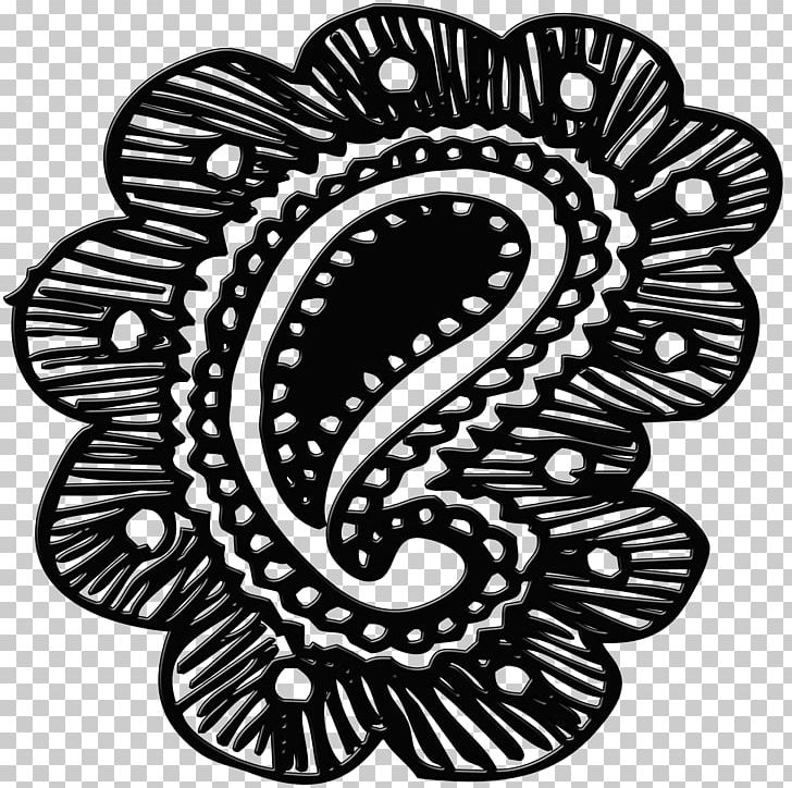Paisley Drawing Pattern PNG, Clipart, Art, Black And White, Circle, Drawing, Flower Free PNG Download