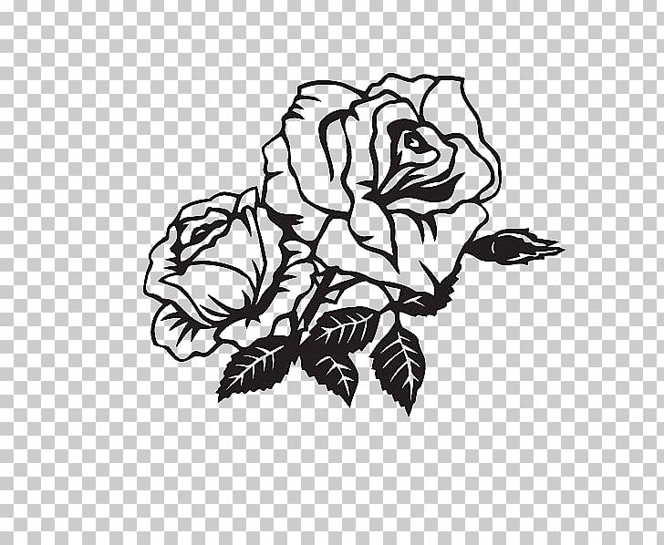 Rose Png Clipart Angle Art Background Black Black Black And White Free Png Download