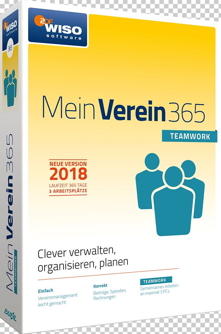 Computer Software Buhl Data Service GmbH WISO Mein Verein 365 Full Version WISO Mein Verein Teamwork 365 Full Version PNG, Clipart, Accounting, Area, Brand, Computer Software, Conflagration Free PNG Download