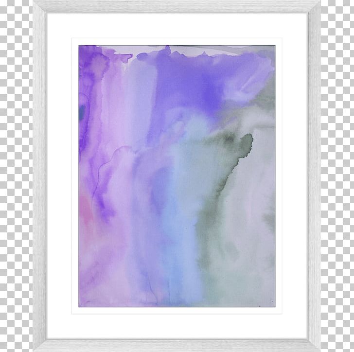 Watercolor Painting Frames Sky Plc PNG, Clipart, Art, Blue, Lavender, Lilac, Modern Art Free PNG Download