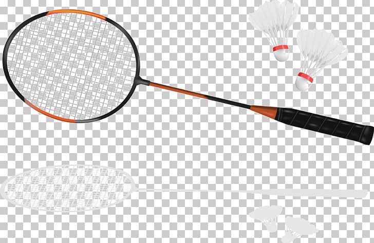 Badminton racket one line drawing continuous hand Vector Image