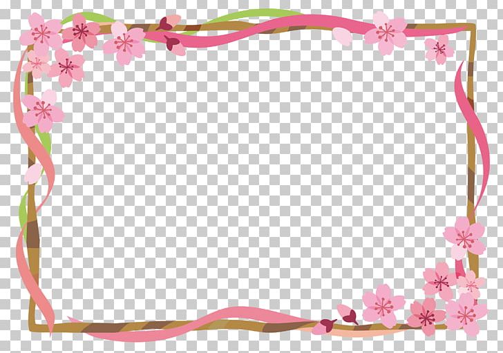 Cherry Tree And Ribbon Frame. PNG, Clipart, Blog, Cherry Blossom, Clothing Accessories, Flower, Graduation Ceremony Free PNG Download