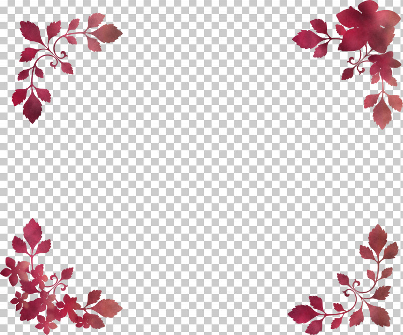 Corner Frame PNG, Clipart, Corner Frame, Flower, Pedicel, Petal, Pink Free PNG Download