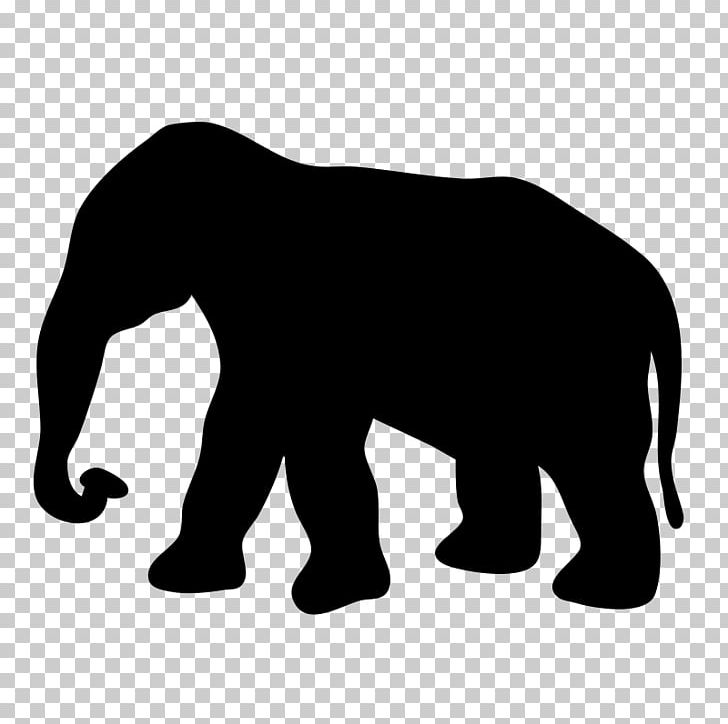 Elephantidae Silhouette Stencil PNG, Clipart, African Elephant, Animals, Asian Elephant, Bear, Big Cats Free PNG Download