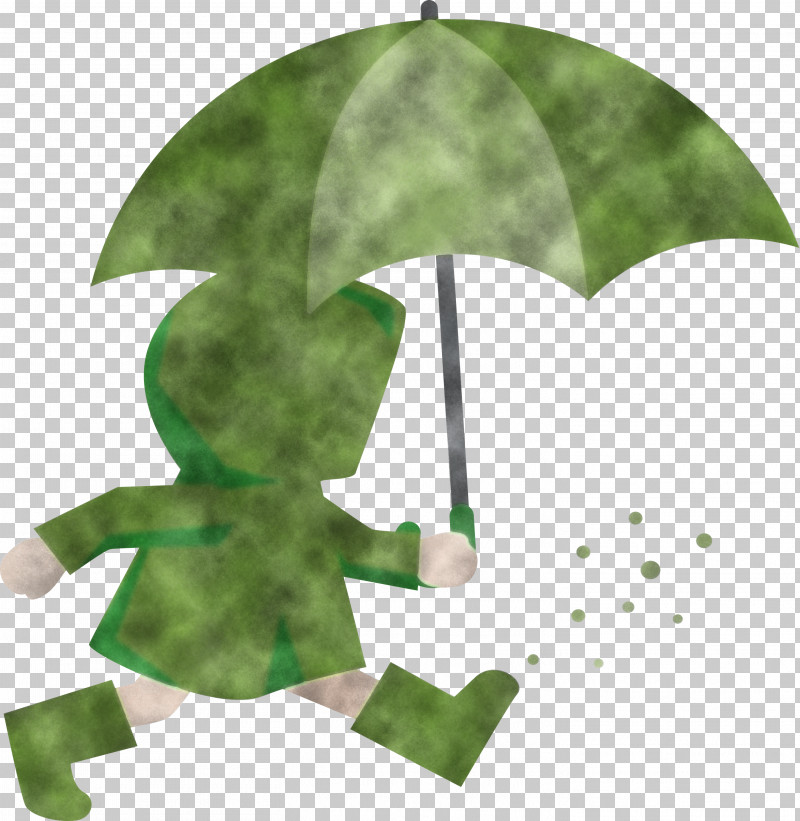 Raining Day Raining Umbrella PNG, Clipart, Biology, Girl, Green, Leaf, Plant Free PNG Download