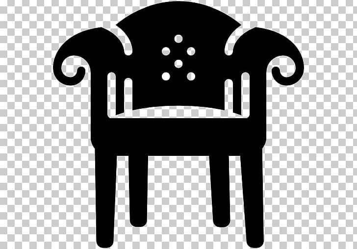 Chair Couch Furniture PNG, Clipart, Armchair, Black And White, Chair, Computer Font, Computer Icons Free PNG Download