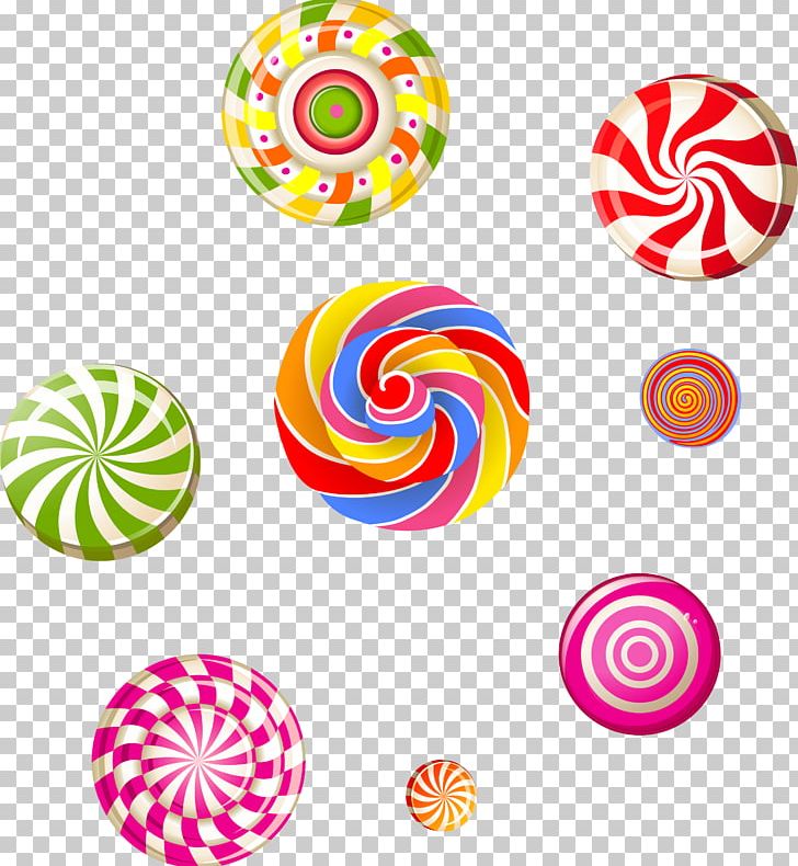 Lollipop Candy Cane Cotton Candy Candy Corn PNG, Clipart, Candy, Chocolate, Circle, Color, Colored Vector Free PNG Download