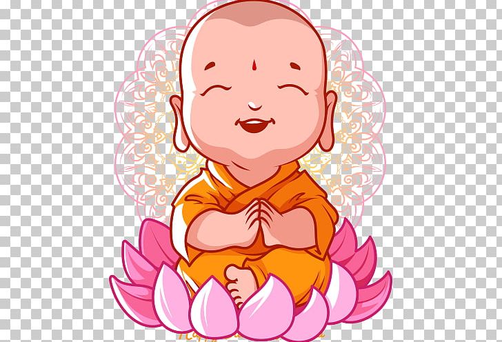 Cartoon Bhikkhu Buddhism Illustration PNG, Clipart, Cartoon, Cartoon Character, Cartoon Eyes, Cartoons, Child Free PNG Download