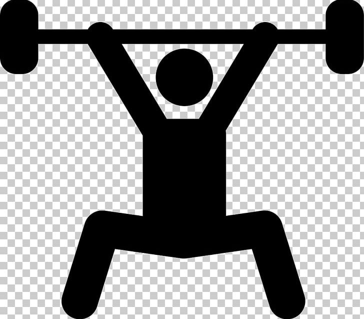 Olympic Weightlifting Weight Training Computer Icons Fitness Centre PNG, Clipart, Angle, Arm, Artwork, Barbell, Black And White Free PNG Download