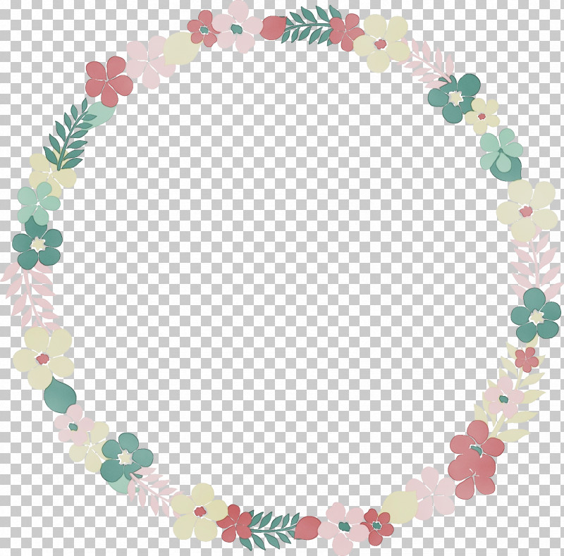 Body Jewelry Jewellery Pink Necklace Jewelry Making PNG, Clipart, Bead, Body Jewelry, Bracelet, Floral Circle Frame, Flower Circle Frame Free PNG Download