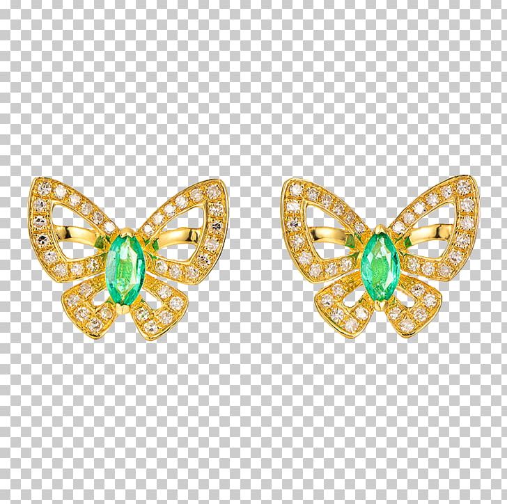 Earring Emerald Jewellery PNG, Clipart, Body Jewelry, Body Piercing Jewellery, Butterfly, Cat Ear, Diamond Free PNG Download