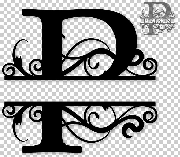 Monogram Letter Alphabet PNG, Clipart, Alphabet, Black And White, Clip Art, Cricut, Cursive Free PNG Download