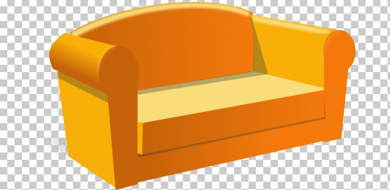 Orange PNG, Clipart, Couch, Furniture, Orange, Yellow Free PNG Download