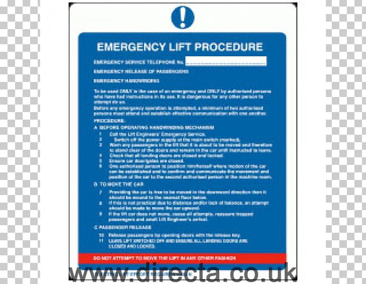 Emergency Procedure Emergency Telephone Number Emergency Service Elevator PNG, Clipart, Advertising, Alarm Device, Elevator, Emergency, Emergency Evacuation Free PNG Download