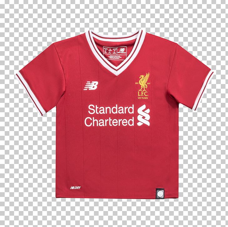 2017–18 Liverpool F.C. Season 2017–18 Premier League Kit Jersey PNG, Clipart, Active Shirt, Brand, Clothing, Collar, Football Free PNG Download