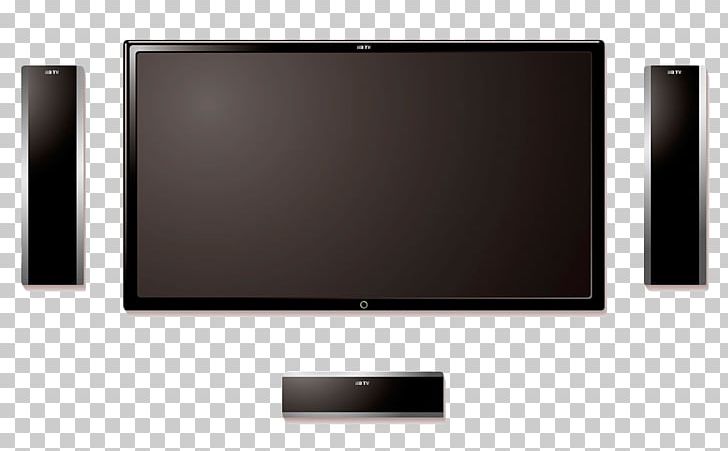 LCD Television Loudspeaker Surround Sound Computer Monitor PNG, Clipart, Background Black, Black, Black Hair, Black White, Electronic Product Free PNG Download