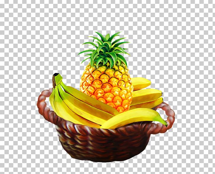 Pineapple Banana Fruit Food Gift Baskets Vegetarian Cuisine PNG, Clipart, Ananas, Banana, Banana Family, Basket, Bromeliaceae Free PNG Download