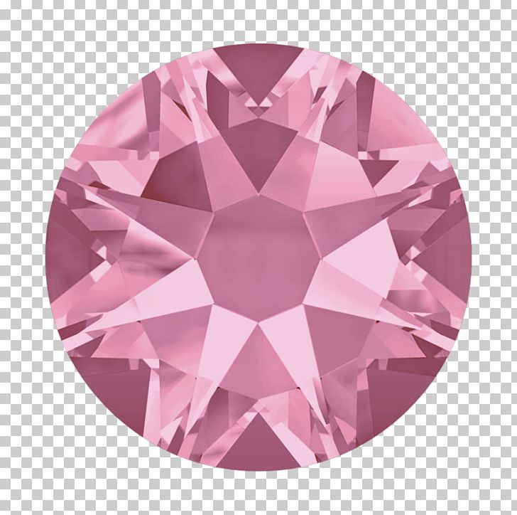 Imitation Gemstones & Rhinestones Swarovski AG Rose Crystal Pink PNG, Clipart, Blue, Color, Crystal, Facet, Flowers Free PNG Download