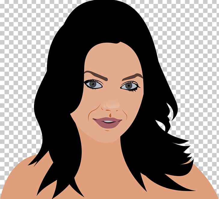 Mila Kunis Portrait PNG, Clipart, Android, Arm, Black Hair, Brown Hair, Cartoon Free PNG Download