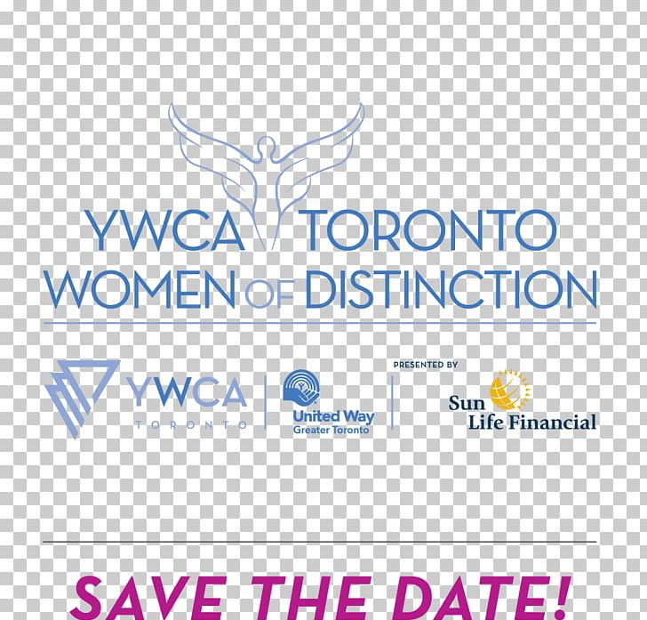 Logo YWCA Toronto Brand Organization PNG, Clipart, Area, Award, Blue, Brand, Fairmont Free PNG Download