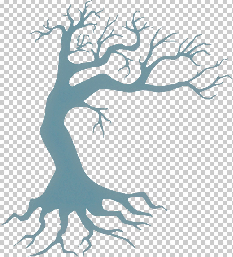 Halloween Tree Tree PNG, Clipart, Branch, Drawing, Halloween Tree, Leaf, Line Art Free PNG Download