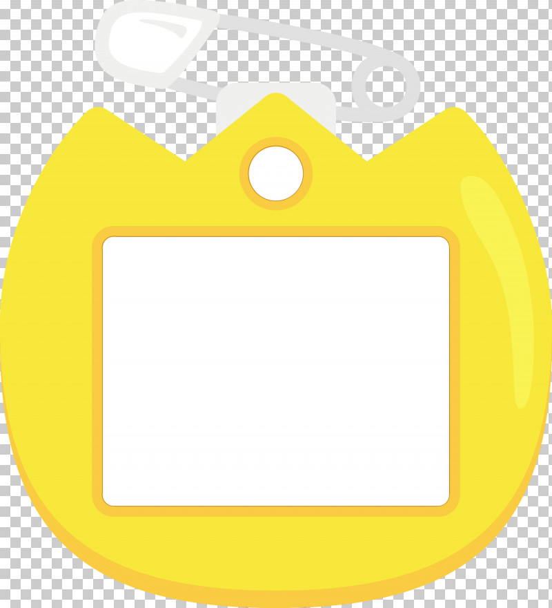 Yellow Line Icon Rectangle Square PNG, Clipart, Circle, Line, Name Tag, Paint, Rectangle Free PNG Download