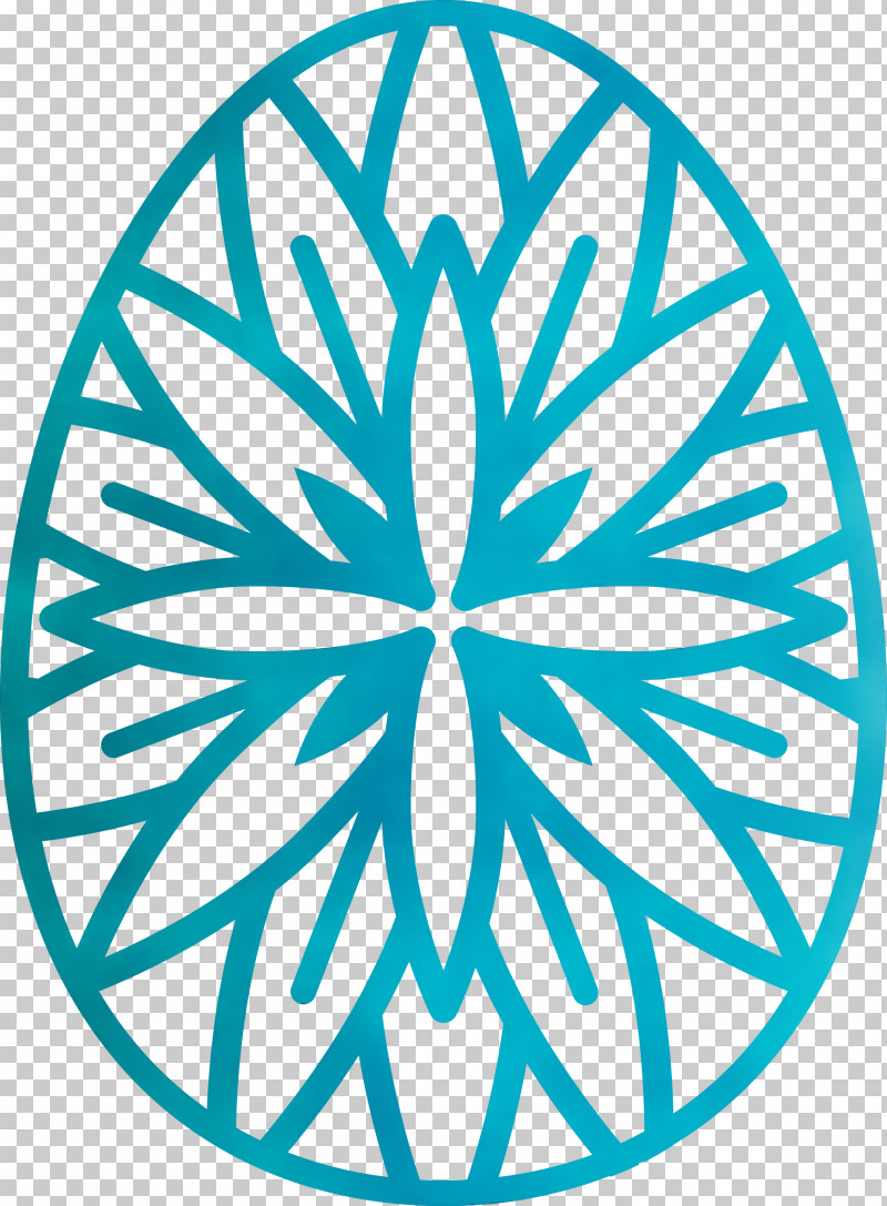 Turquoise Aqua Teal Leaf Pattern PNG, Clipart, Aqua, Circle, Easter Day, Easter Floral Egg, Leaf Free PNG Download