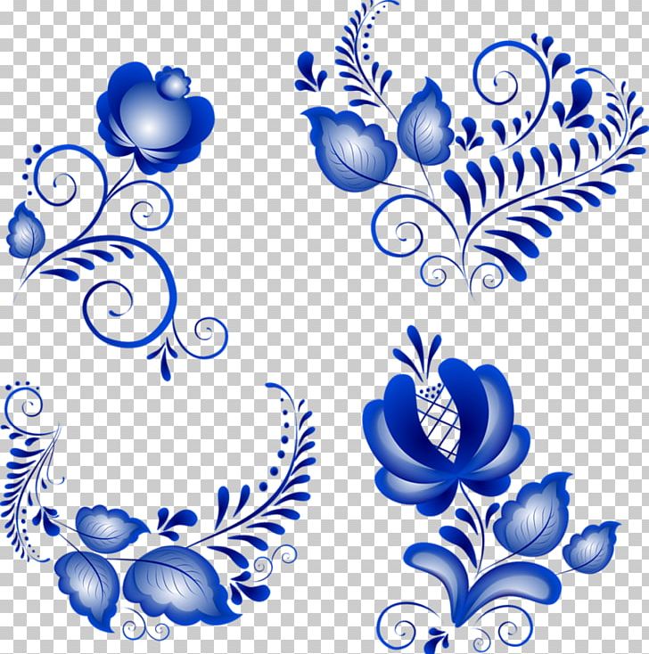 Russia Ornament Gzhel PNG, Clipart, Art, Artwork, Black And White, Blue, Circle Free PNG Download