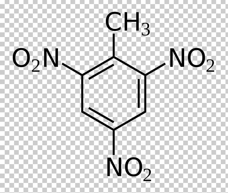 TNT Picric Acid Chemistry Molecule Nitro Compound PNG, Clipart, Angle, Black, Black And White, Brand, Chemistry Free PNG Download