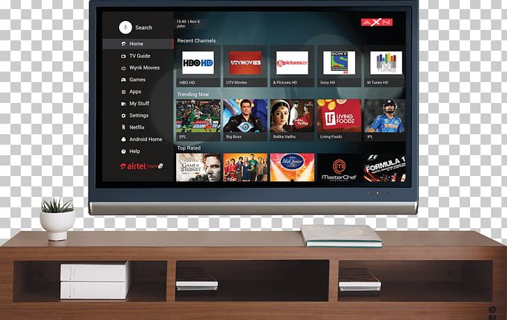 Airtel Digital TV Bharti Airtel Streaming Television Set-top Box PNG, Clipart, Airtel Digital Tv, Digital Television, Directtohome Television In India, Display Device, Electronics Free PNG Download