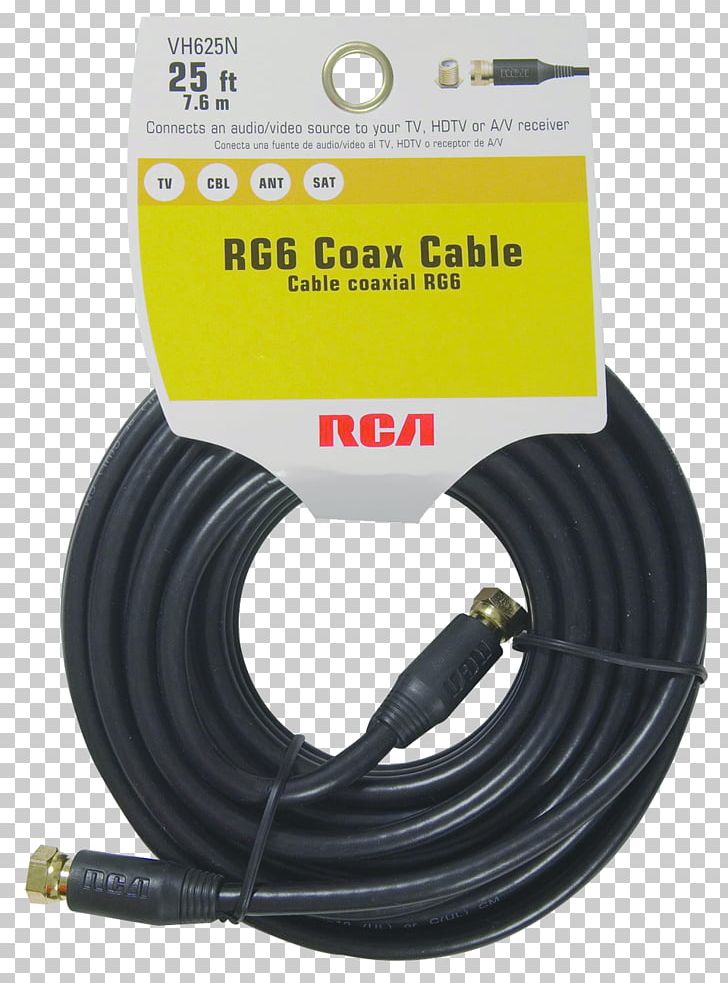 Coaxial Cable RG-6 RCA Connector Speaker Wire PNG, Clipart, Cable, Cable Television, Coaxial, Coaxial Cable, Digital Data Free PNG Download