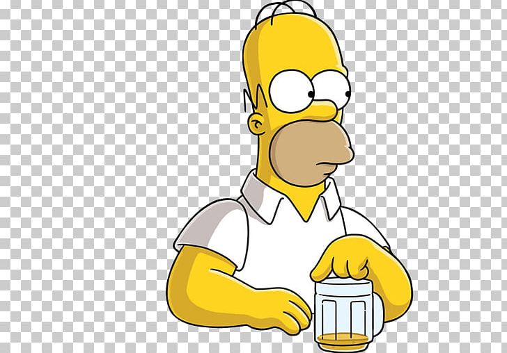 Homer Simpson Lisa Simpson Marge Simpson Maggie Simpson Computer Icons PNG, Clipart, Area, Beak, Cartoon, Character, Computer Icons Free PNG Download