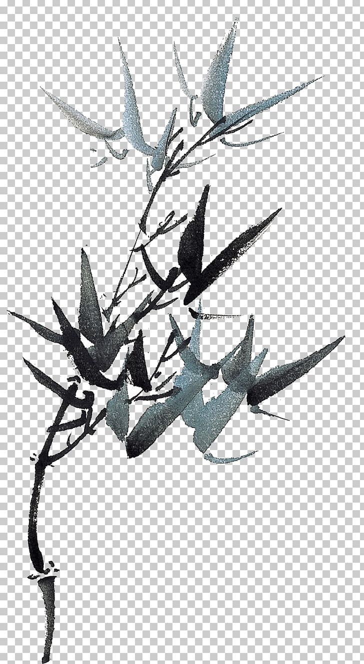 Bamboo Ink Wash Painting Chinese Painting PNG, Clipart, Art, Bamboo, Bamboo Leaves, Bamboo Tree, Black And White Free PNG Download