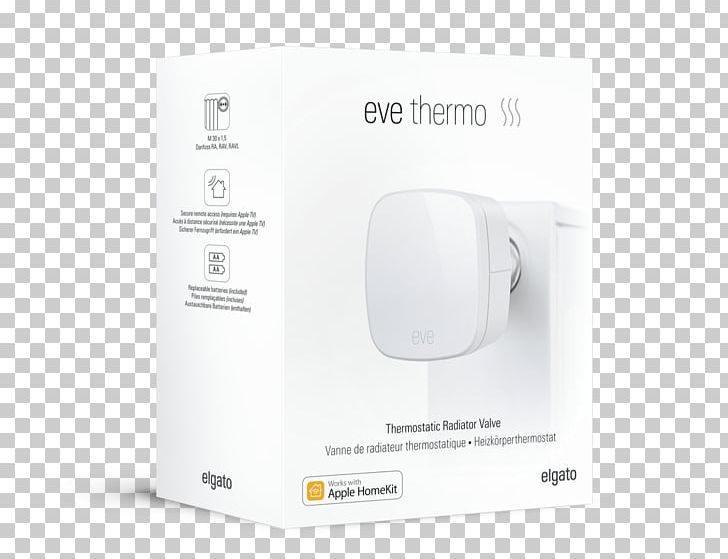 Wireless Access Points Elgato Eve Thermo Thermostatic Radiator Valve Bluetooth Low Energy PNG, Clipart, Apple, Audio Equipment, Bluetooth, Brand, Electronic Device Free PNG Download