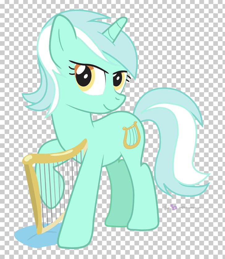 pony with harp cutie mark