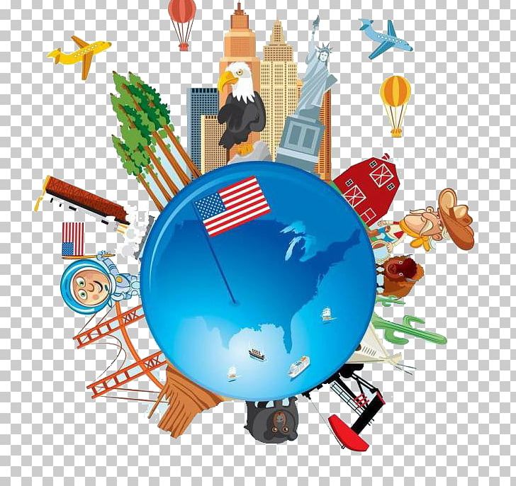Statue Of Liberty Cartoon Tourism PNG, Clipart, American, Balloon, Building, Castle, Encapsulated Postscript Free PNG Download