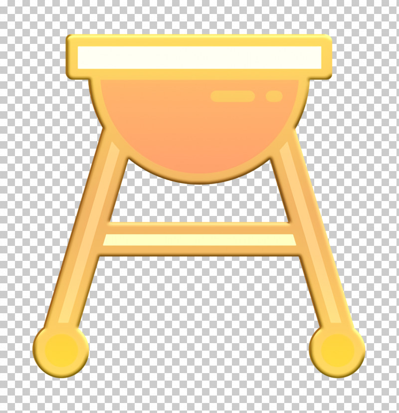 Camping Outdoor Icon Bbq Icon PNG, Clipart, Bbq Icon, Camping Outdoor Icon, Furniture, Yellow Free PNG Download