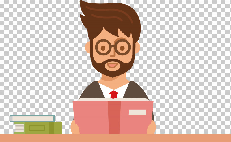 Teacher Reading Book PNG, Clipart, Book, Business, Cartoon, Forehead, Meter Free PNG Download