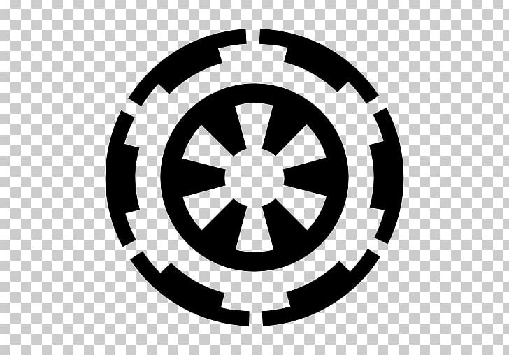 Galactic Empire Star Wars Rebel Alliance Decal PNG, Clipart, Area, Black And White, Circle, Decal, Empire Star Free PNG Download