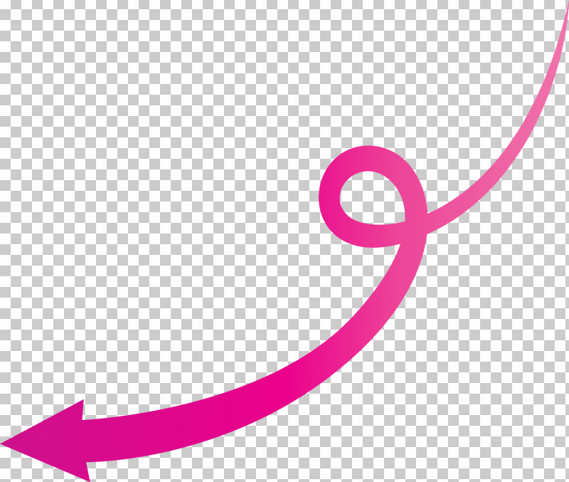 Curved Arrow PNG, Clipart, Curved Arrow, Line, Logo, Magenta, Pink Free PNG Download