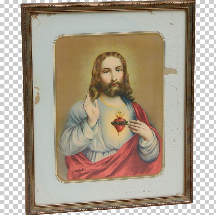 Religion Sacred Heart Frames Painting Crucifix PNG, Clipart, Art, Artwork, Catholic, Crucifix, Heart Free PNG Download
