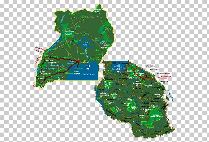 Selous Game Reserve Mikumi National Park Serengeti National Park Kidepo Valley National Park Tarangire National Park PNG, Clipart, Game Reserve, Map, Mikumi National Park, Murchison Falls National Park, National Park Free PNG Download