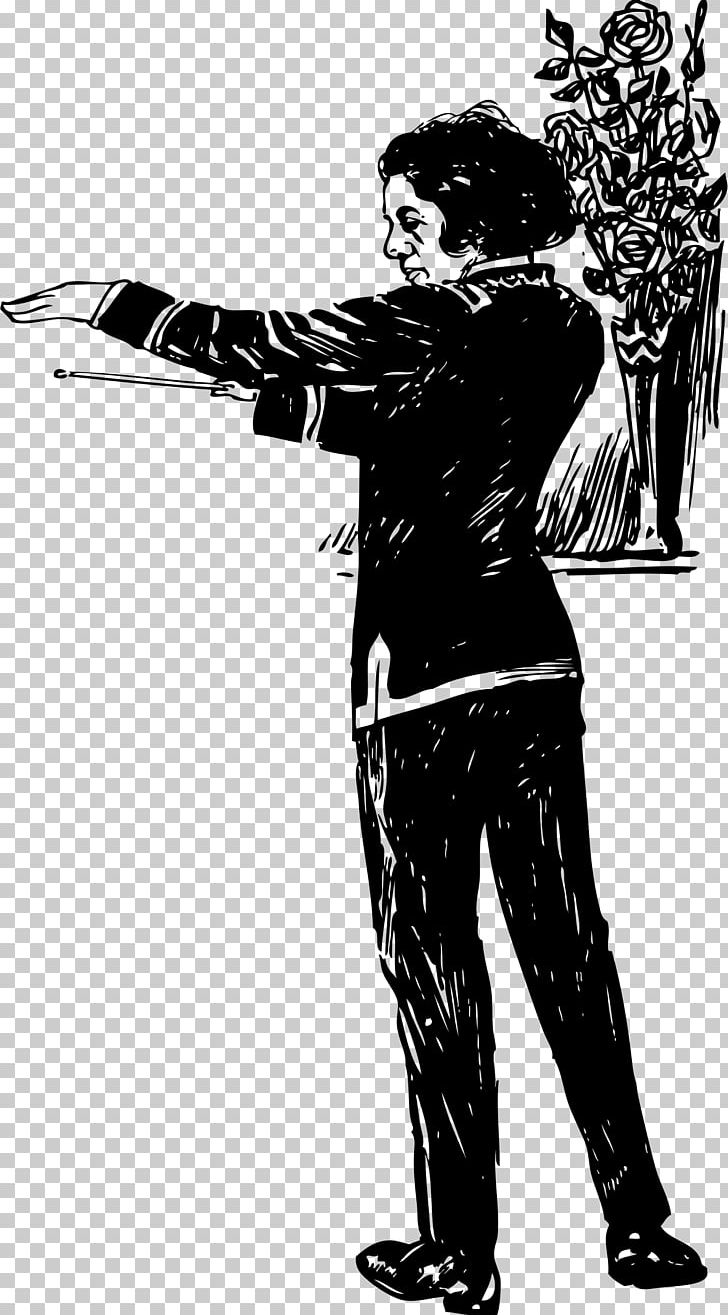 Conductor Musician PNG, Clipart, Art, Black, Black And White, Conductor, Download Free PNG Download