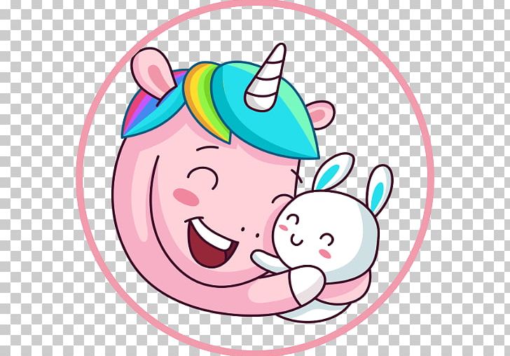 Sticker Telegram VKontakte Viber Unicorn PNG, Clipart, Area, Art, Artwork, Bbcode, Circle Free PNG Download