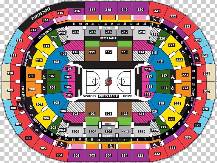 Moda Center RoseQuarter Portland Trail Blazers NBA Seating Assignment PNG, Clipart,  Free PNG Download