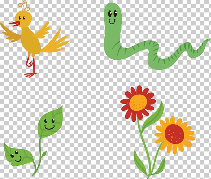 Flower Drawing PNG, Clipart, Animals, Area, Art, Beak, Bird Free PNG Download