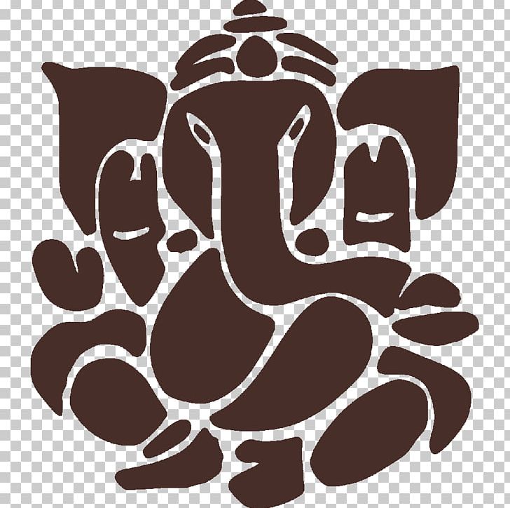 Ganesha Mahadeva Sticker Ganesh Chaturthi PNG, Clipart, Black And White, Chaturthi, Decal, Deity, Food Free PNG Download