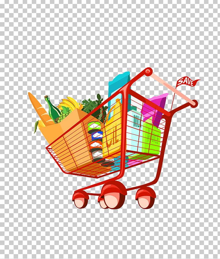 Shopping Cart Grocery Store Food PNG, Clipart, Balloon Cartoon, Basket, Buy, Buy Food, Cart Free PNG Download